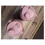 Pack of 2 Champion 40 oz Leak-Proof Water Bottle with Fence Hook  Non-Slip Grip  and Twist-Off Lid