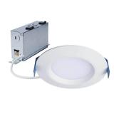 HALO HLBC 4 in. Ultra-Slim Regressed LED Downlight Selectable CCT with D2W Option