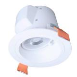 6 in. Selectable CCT 2700K to 5000K Integrated LED White Recessed Light  Sloped Ceiling Trim  LED direct mount module
