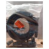 POWERTEC 10ft. Dust Collection Hose Kit with 5 Fittings for Woodworking Power Tools Home and Wet/Dry Shop Vacuums  70347