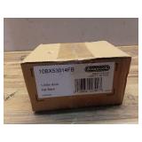 Amerock Vaile 1-3/8 inch (35mm) Length Matte Black Cabinet Knob - 10 Pack