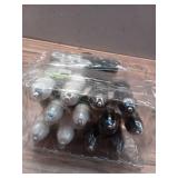 DUAL USB CAR CHARGER-BULK 24 pcs white, black