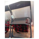 Pack of 2 ,Buffalo Check Outdoor Foldable Chair with Cooler Red/Black - Woolrich x Target - Retail: $80