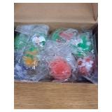 50 Pack Christmas Mini Squeeze Balls Toys