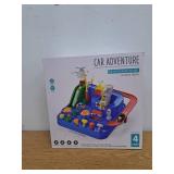 Car Adventure Toy for 3 Year Old Boys | Race Track Car Toy | Toddler City Rescue Toy with Helicopter Theme | Promotes Fine Motor Skills | Christmas Birthday Gift for Kids Ages 3-5