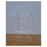 Elixir Set of 2 Handblown Crystal Wine Glasses