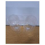 Elixir Set of 2 Handblown Crystal Wine Glasses
