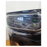 Air Fryer with Clear Windows, Crisps, Broils, Roasts, Dehydrates, Bakes, Reheats, Toaster Baker, 6QT for 3-5 People, LED Smart Display, 85% Oil-Less, Stainless Steel Easy Cleaning