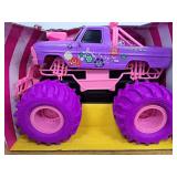 Flooyes Remote Control Car, Pink RC Cars, 2.4GHz All Terrain Off-Road Monster Trucks, 2 Rechargeable Batteries (Damage to Exterior)