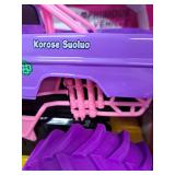 Flooyes Remote Control Car, Pink RC Cars, 2.4GHz All Terrain Off-Road Monster Trucks, 2 Rechargeable Batteries (Damage to Exterior)