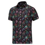 Christmas Shirts for Men Short Sleeve XL 2 Pack