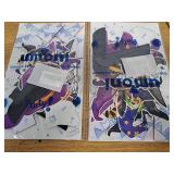 12Pcs Witch Hat Theme Honeycomb Centerpieces 2 Pack- 24 pcs total