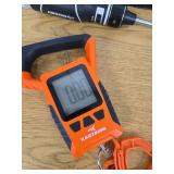 KastKing Fish Scale, WideView Floating Waterproof Digital Scale with No-Puncture Lip Gripper, 2.5 Large LCD Display, 110lb Capacity, Stores up to 9 Weights, Orange BATTERIES INCLUDED, WORKS