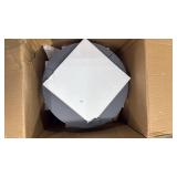 3 Tier Elison Wood Nightstand White - Baxton Studio: Mid-Century Modern Bedside Table with Storage & Removable Tray - Retail: $230