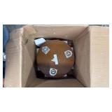 3 Tier Elison Wood Nightstand White - Baxton Studio: Mid-Century Modern Bedside Table with Storage & Removable Tray - Retail: $230