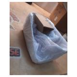 Glam Cosmetic Organizer White Grey