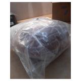 Pack of 2-Flower shape pillows color:dark wine color