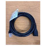 Amazon Basics 10-Foot Extension Cord - 13 Amps, 125V, Black (B075BMVZ2N)
