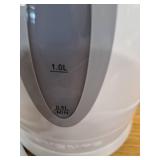 Electric Kettle, 1.7L Fast Boiling Water Heater for Coffee or Tea, BPA Free with Water Level Gauge, Auto Shut-Off, Boil-Dry Protection, Indicator Light and Removable Filter, White KP72W