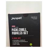 Pickleball Paddles Set of 2 | Lightweight 7.5OZ Fiberglass Paddle | Includes Pickleball Balls (Indoor/Outdoor), Grip Tapes & Bag | Rhombus Graphic Design