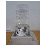 Stainless Steel Pet Water Feeder: 8L Large Gravity Waterer, Less Refills for Busy Owners - Leak-Proof Auto Refill - Anti-Tip Base - No Filter - for 20-35 LB Dogs