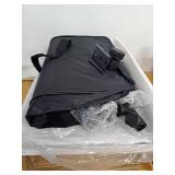 Dual Use Sheet Music Stand with Clamp-on Tray & Desktop Book Stand with Carrying Bag