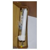 Ideal Security 9700 Heavy Pneumatic Touch & Hold Storm and Screen Door Closer for Wood, Aluminum, and Vinyl Doors, Silent and Smooth Closing, 11.5, White - Retail: $23"
