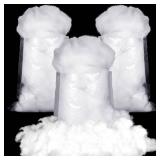 Fake Snow Decor Artificial Fluffy Fiber Stuffing Fake White Snow for Tree Covering Home and Party Decorations(180 G) - Retail: $12