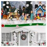 Fake Snow Decor Artificial Fluffy Fiber Stuffing Fake White Snow for Tree Covering Home and Party Decorations(180 G) - Retail: $12