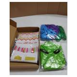 Halloween Aliens Car Decorations Kit Aliens Trunk or Treat Car Decorations for SUV Car Backdrop Haunted Banner Halloween Car Trunk Decoration Party Supplies (missing spaceship balloon) - Retail: $7