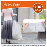 Extra Heavy Duty Large Laundry Bag with Sturdy Handles and Drawstring Closure, 28 x 36 inches Storage Bag for Basket, College, Dorm, Travel, Silver - Retail: $7