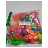 MIX UV Neon Balloons, 7 Colors Blacklight Reactive Fluorescent Balloons Glow in the Dark Birthday Decorations for Birthday, Wedding, Neon Party, Glow Party Decorations Supplies - Retail: $8