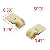 Pen Clipboard Holder Metal Pencil Holder Clips Adjustable Pen Clip Organizer for Notebook Golden 3PCS - Retail: $10