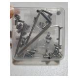 60pcs Set Screws, Allen Head Screws, Grub Screws M3 M4 M5 M6 M8 for Home Repair, Install Door Lock, Repair Furniture, Electronic Product, DIY, Fixtures (Stainless Steel 12 Sizes) missing pieces  - Ret