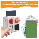 Card Holder for Yoto Cards with 3 Ring Loops, 10 Pcs Reusable Card Top Holders for Yoto Cards Display Storage, Card Holders on Keyring for Travel, Kid Gift, Accessories Card Display Organizer - Retail