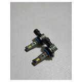 RCJ 9006/HB4 Bulbs, 60W 16000LM 6000K Cool White Fog Light Bulbs, with 12000 RPM Cooling Fan, Plug and Play, Pack of 2 - Retail: $23