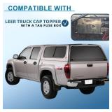 3 pin Leer Truck Cap Wiring Harness with Fuse Box Tag for Leer Camper Shell Truck Cap Wiring, Power for 3rd Brake Light/Dome Light Trailer Lights Converter Adaptor Kit - Retail: $15