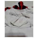 Baby Pirate Costume Toddler Pirate Costume Baby Boy Halloween Costumes Long Sleeve Romper+Vest+Hat+Belt 4pcs set 18-24 months(missing hat, Stain on white collar)