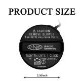 Gas Cap, Fuel Cap Cover Replacement OEM # 77300-06040 Compatible with Camry 4Runner RAV4 Avalon Corolla Highlander Tacoma Sienna Tundra FJ Land Cruiser Matrix Sequoia Yaris ES GS IS GX LX RX - Retail: