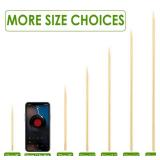 200 PCS Bamboo Skewers, 12 Inch Wooden Skewer for Appetizers, Fruit, Kebabs, Grilling Barbecue, Mini Burger, Sausage, Cocktail Picks for Drinks, Long Toothpicks, Food Sticks Natural, Kitchen Gadget - 