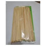 200 PCS Bamboo Skewers, 12 Inch Wooden Skewer for Appetizers, Fruit, Kebabs, Grilling Barbecue, Mini Burger, Sausage, Cocktail Picks for Drinks, Long Toothpicks, Food Sticks Natural, Kitchen Gadget - 
