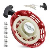 212CC Pull Start Recoil Starter - Compatible with Harbor Freight Predator 69730 69727 212cc 173cc 6.5HP 7HP OHV Engine Power 91520 92207 92208 92210 Go Kart Pit Bike Generator Lawnmower - Retail: $13