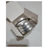 Universal Hub Centric Ring, 73.1 mm OD to 56.1 mm ID Centerbore, Aluminum Alloy Wheels Center Shaft Shock Absorbing Hubrings, Hub Adapter Rings Compatible with Most Vehicles, Pack of 4