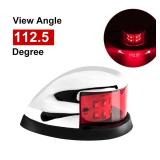 Boat Navigation Light Red and Green LED Marine Navigation Boat Bow Light for Pontoon and Small Boat (Silver) - Retail: $26