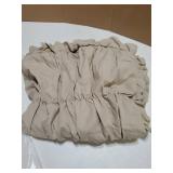 Brown Body Pillow Cover 20x54inches Long Pillowcase Ruffled Pillowcases Shabby Chic Ruffled Fringe Decor Body Ruffled Pillow Sham Cute Pillowcase (1 Body, Brown) - Retail: $22