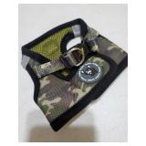 Step in Dog Harness - Eco-Friendly Teacup Dog Harnesses for XXS, XS, and Small Dogs - Reflective and Adjustable Mini Body Halter Vest -Tiny Soft Mesh Toy Breed Harness Under 5 lbs (Camo, XXS) - Retail