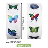 Butterfly Stickers for Water Bottles, Laptop, Scrapbook, Junk Journaling. Cute Aesthetic Vinyl Sticker Sheets Crafts for Waterproof Journal, Phone, DIY Decoration