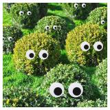 44 Set 3 Sizes Halloween Bush Eye Decoration Bush Funny Eyes with Hooks for Halloween DIY Crafts Christmas Tree Outdoor Garden Lawn Decoration (missing pieces) - Retail: $16