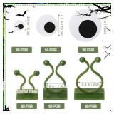 44 Set 3 Sizes Halloween Bush Eye Decoration Bush Funny Eyes with Hooks for Halloween DIY Crafts Christmas Tree Outdoor Garden Lawn Decoration (missing pieces) - Retail: $16