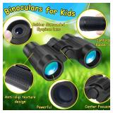 Binoculars for Kids Toys Gifts for Age 3-12 Years Old Boys Girls Kids Telescope Outdoor Toys for Sports and Outside Play, Bird Watching, Birthday Presents - Retail: $8
